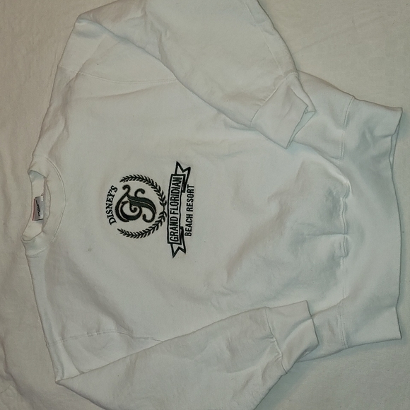 Disney Tops - Vintage Disney sweatshirt white Disney's Grand Floridian Beach Resort